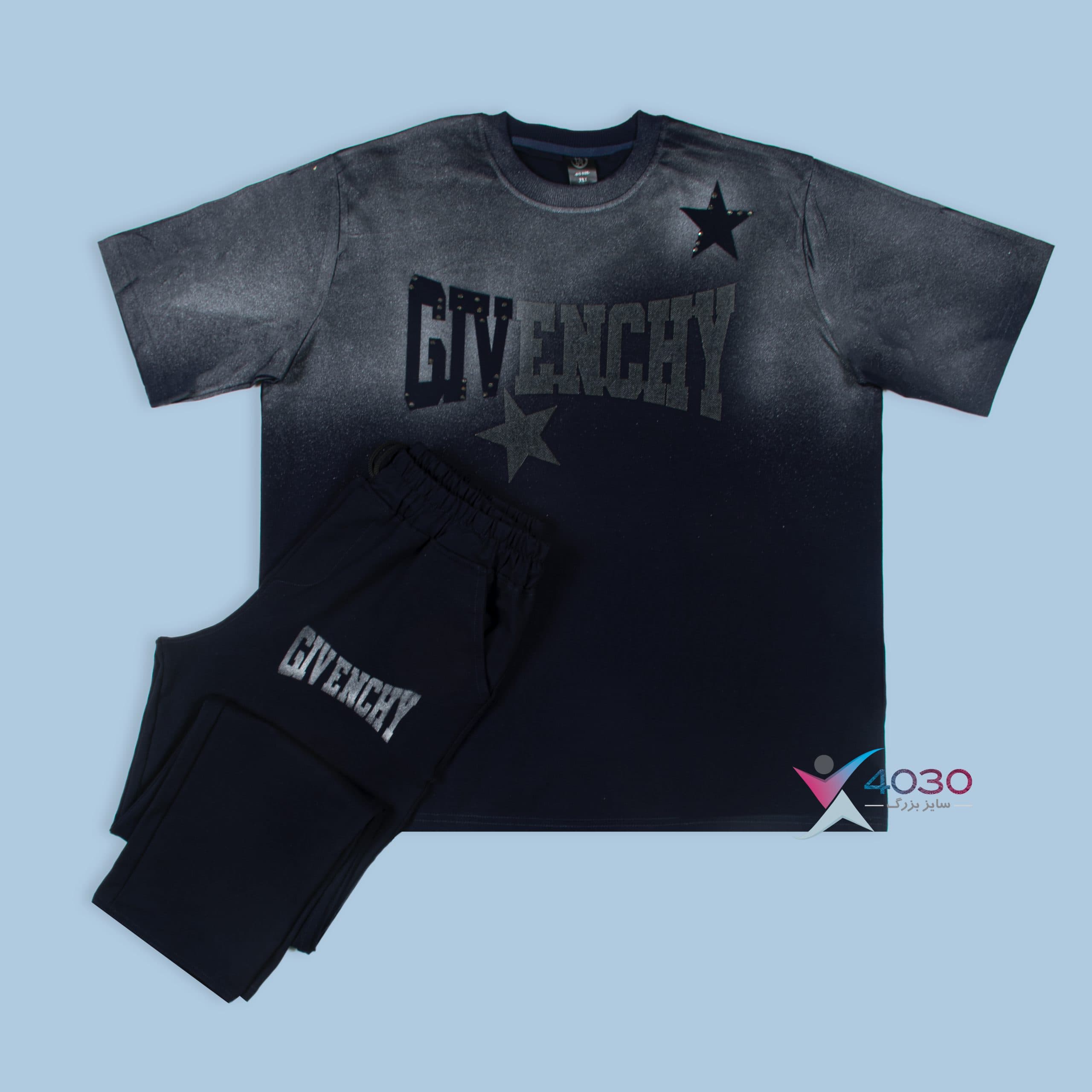 ست تیشرت و شلوار GIVENCHY سایزبزرگ ( 8306 ) — تصویر ۶