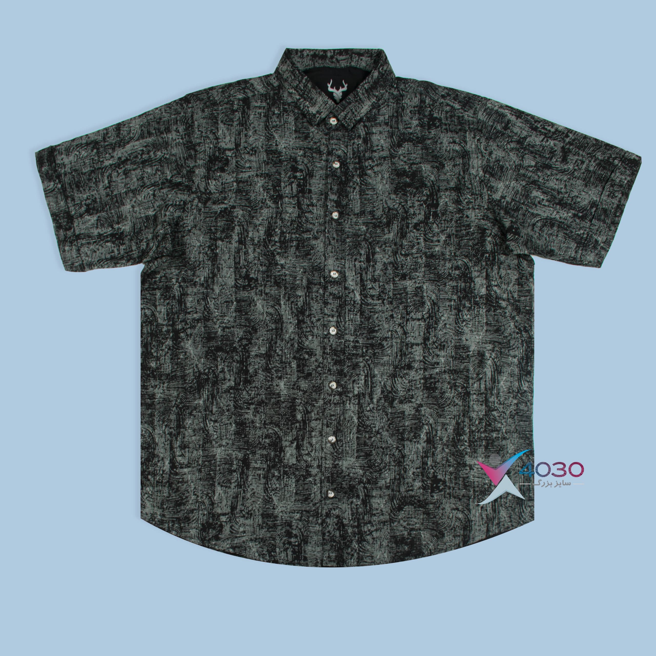 پیراهن آستین کوتاه PATTERNED سایز بزرگ مردانه ( 2766 ) — تصویر ۵