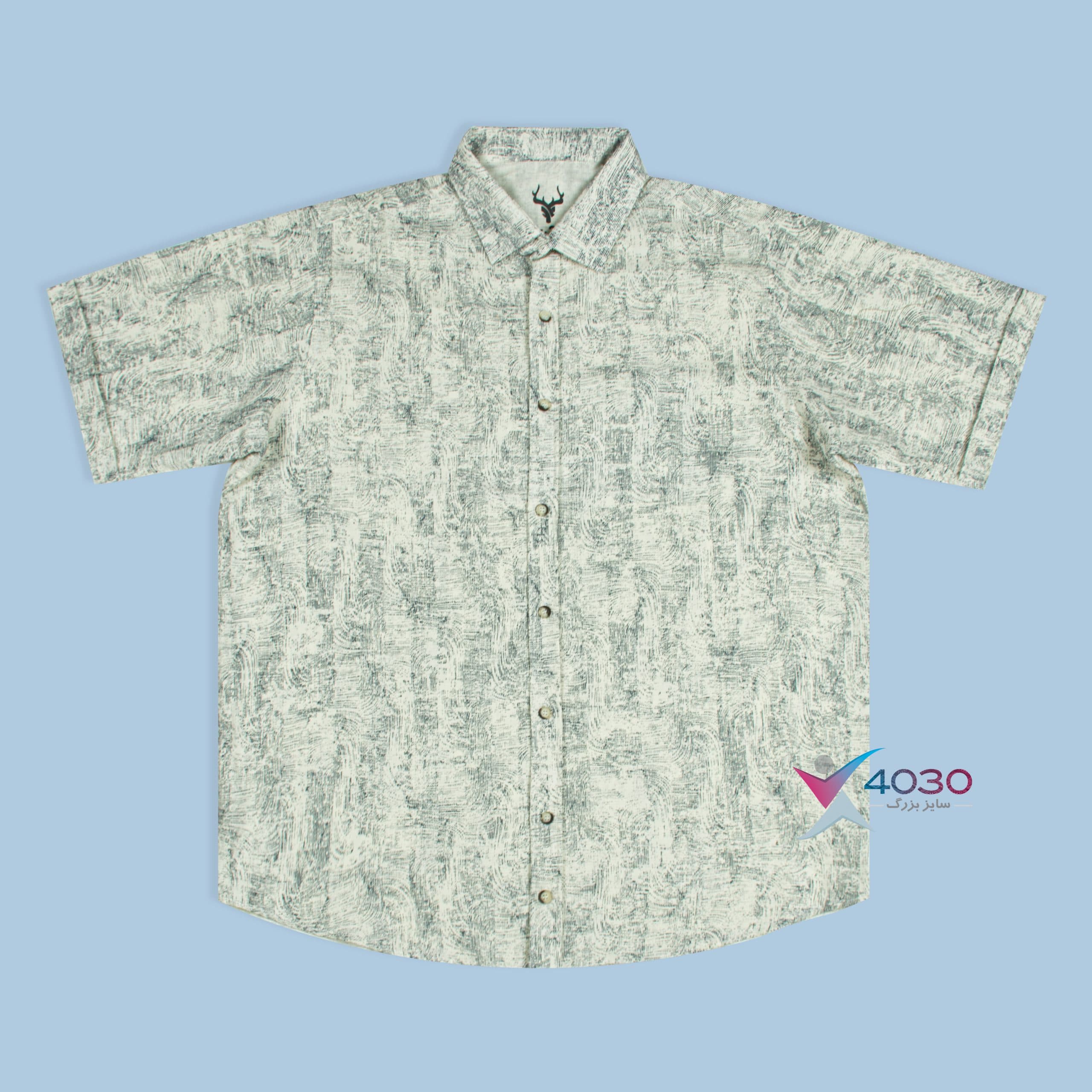 پیراهن آستین کوتاه PATTERNED سایز بزرگ مردانه ( 2766 ) — تصویر ۷