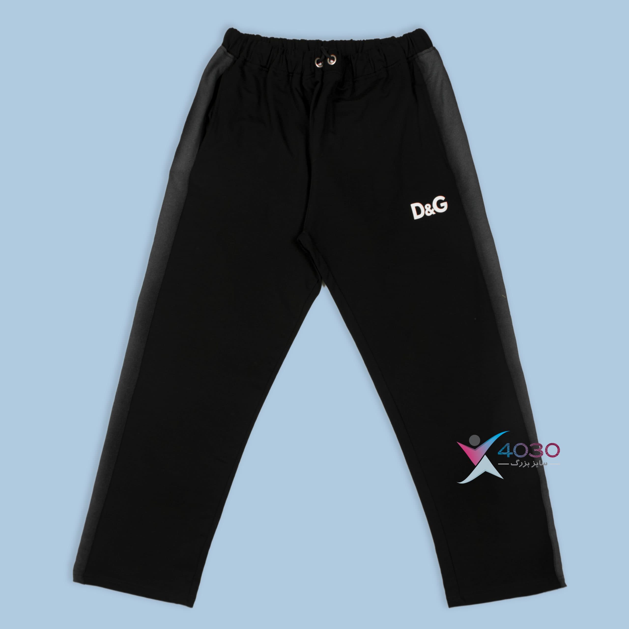 ست تیشرت و شلوار ماکان D&G سایز بزرگ مردانه ( 8323 ) — تصویر ۴