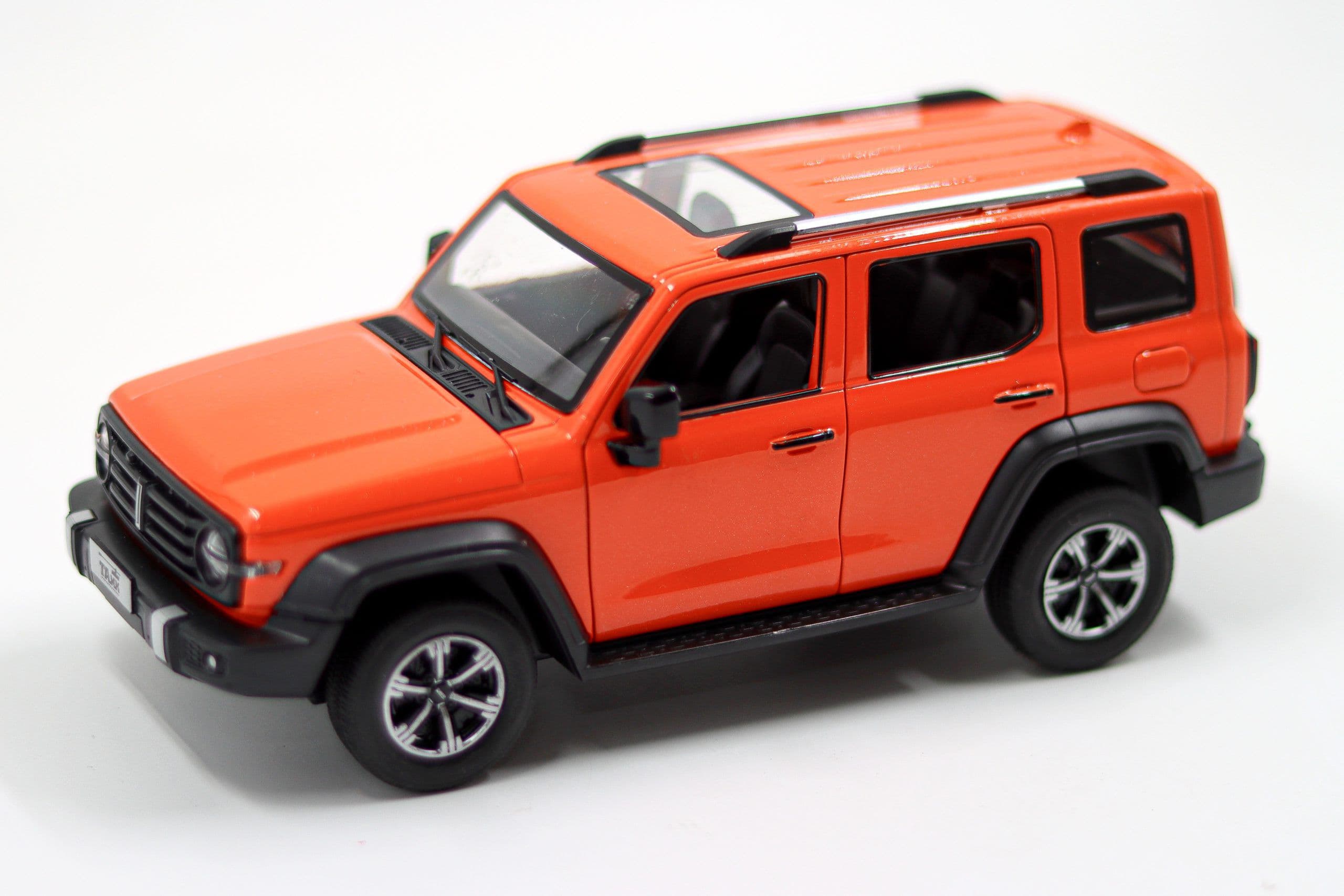 ماشین فلزی GWM تانک 300 نارنجی 1/24 — تصویر ۶