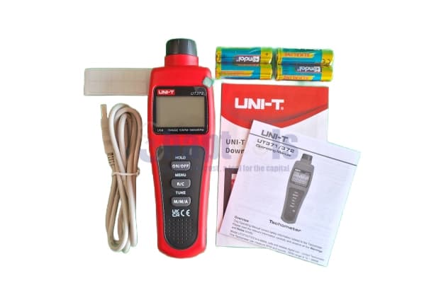 تاکومتر لیزری یونیتی UNI‑T UT372 دورسنج دیجیتال غیرتماسی — تصویر ۵