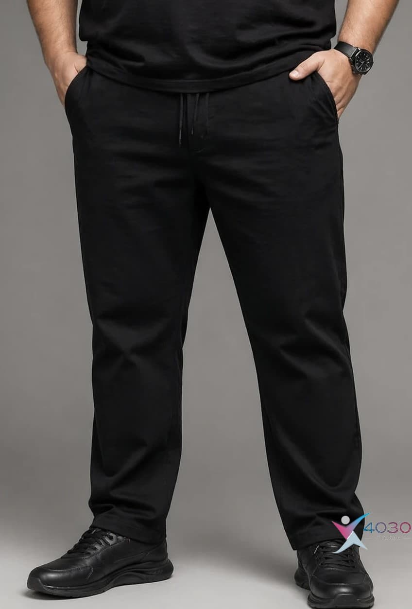 شلوار جین کمرکش Denim Slash سایزبزرگ ( 3830 ) — تصویر ۲