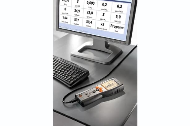 کنترل یونیت و نمایشگر پرتابل تستو testo 350 با بلوتوث و حافظه داخلی — تصویر ۶