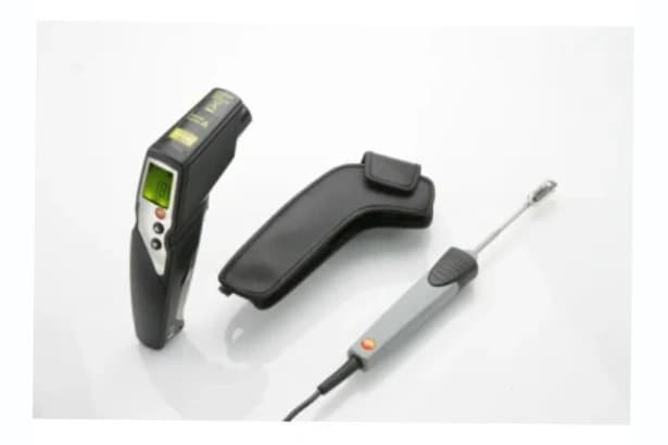ترمومتر لیزری و تماسی تستو testo 830-T4 با اپتیک بالا (30:1) — تصویر ۲
