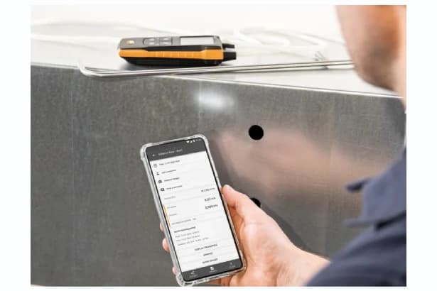 مانومتر و فشارسنج تفاضلی دقیق تستو testo 512-1 با قابلیت اتصال به موبایل — تصویر ۴