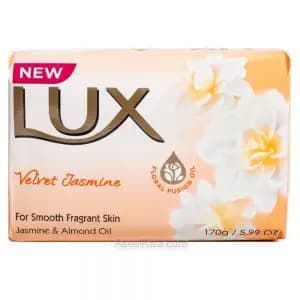 صابون لوکس با رایحه گل یاسمین مدل Velvet Jasmine وزن 170 گرم – LUX