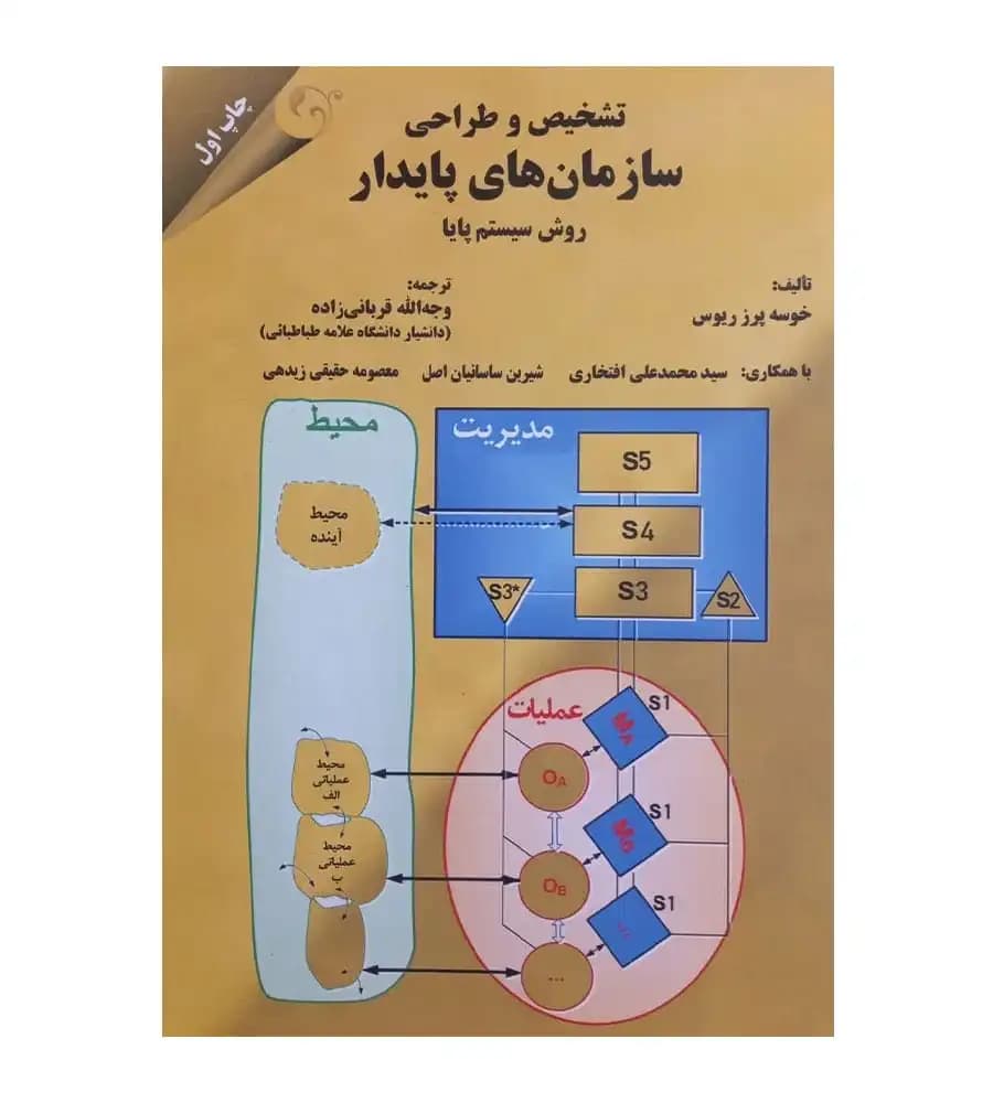 کتاب تشخیص و طراحی سازمان های پایدار روش سیستم پایا