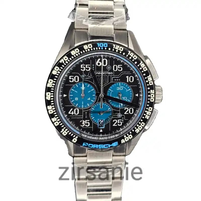 ساعت مچی مردانه تگ هویر پورشه new سیلور آبی Tag Heuer Porsche new Silver Blue