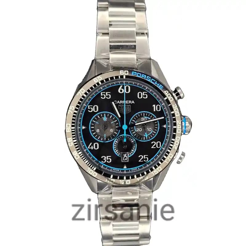 ساعت مچی مردانه تگ هویر پورشه new سیلور آبی Tag Heuer Porsche new Silver Blue — تصویر ۵