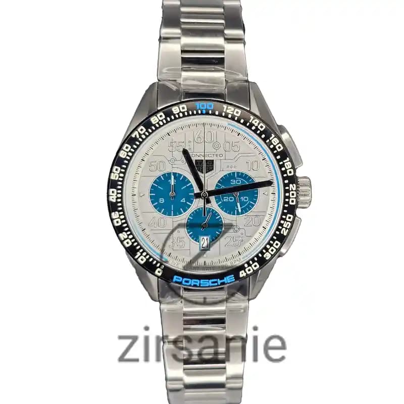 ساعت مچی مردانه تگ هویر پورشه new سیلور آبی Tag Heuer Porsche new Silver Blue — تصویر ۳