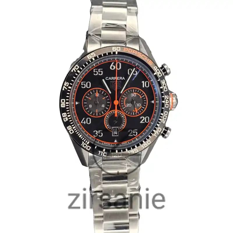 ساعت مچی مردانه تگ هویر پورشه new سیلور نارنجی Tag Heuer Porsche new Silver Orange