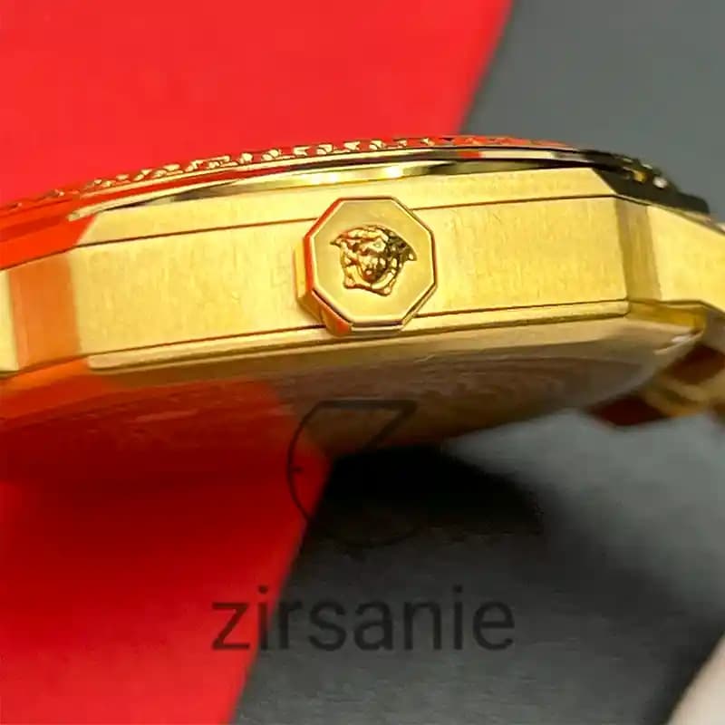 ساعت مچی ورساچه کنتوری طلایی صفحه مشکی (تک و ست) Versace Meter Gold Black Screen — تصویر ۵