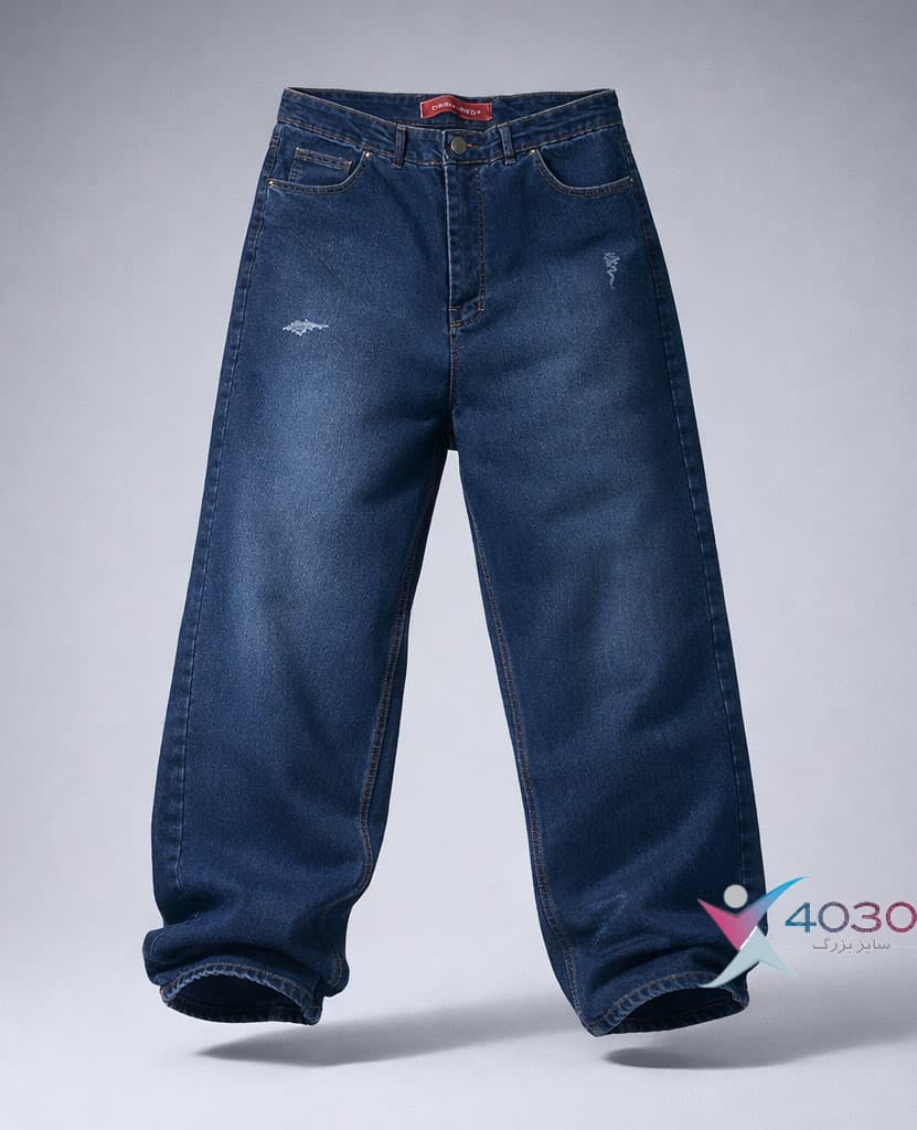 شلوار جین بگ استایل DSQ سایزبزرگ ( 4523 ) — تصویر ۸
