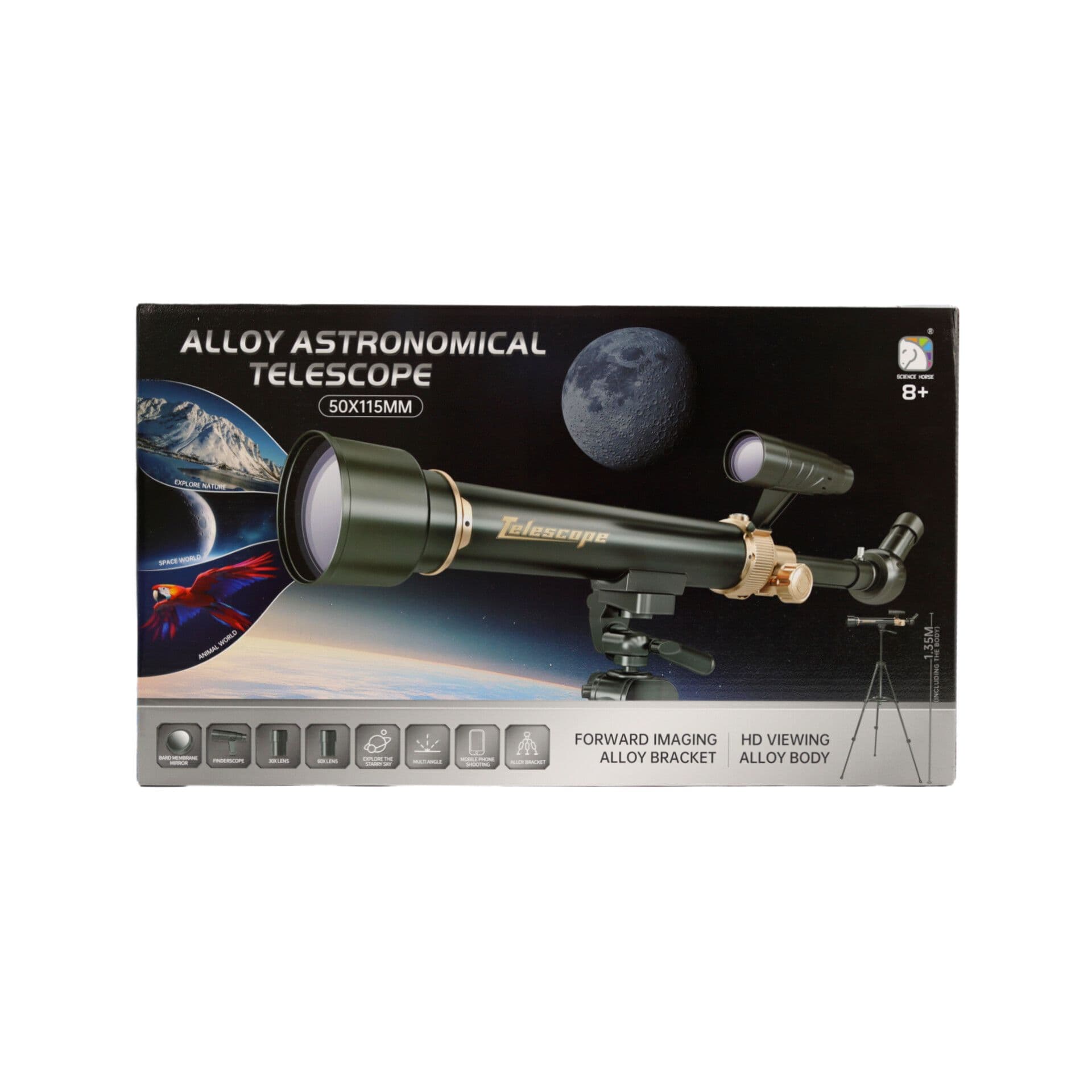 تلسکوپ نجومی فلزی Science Horse مدل SD882