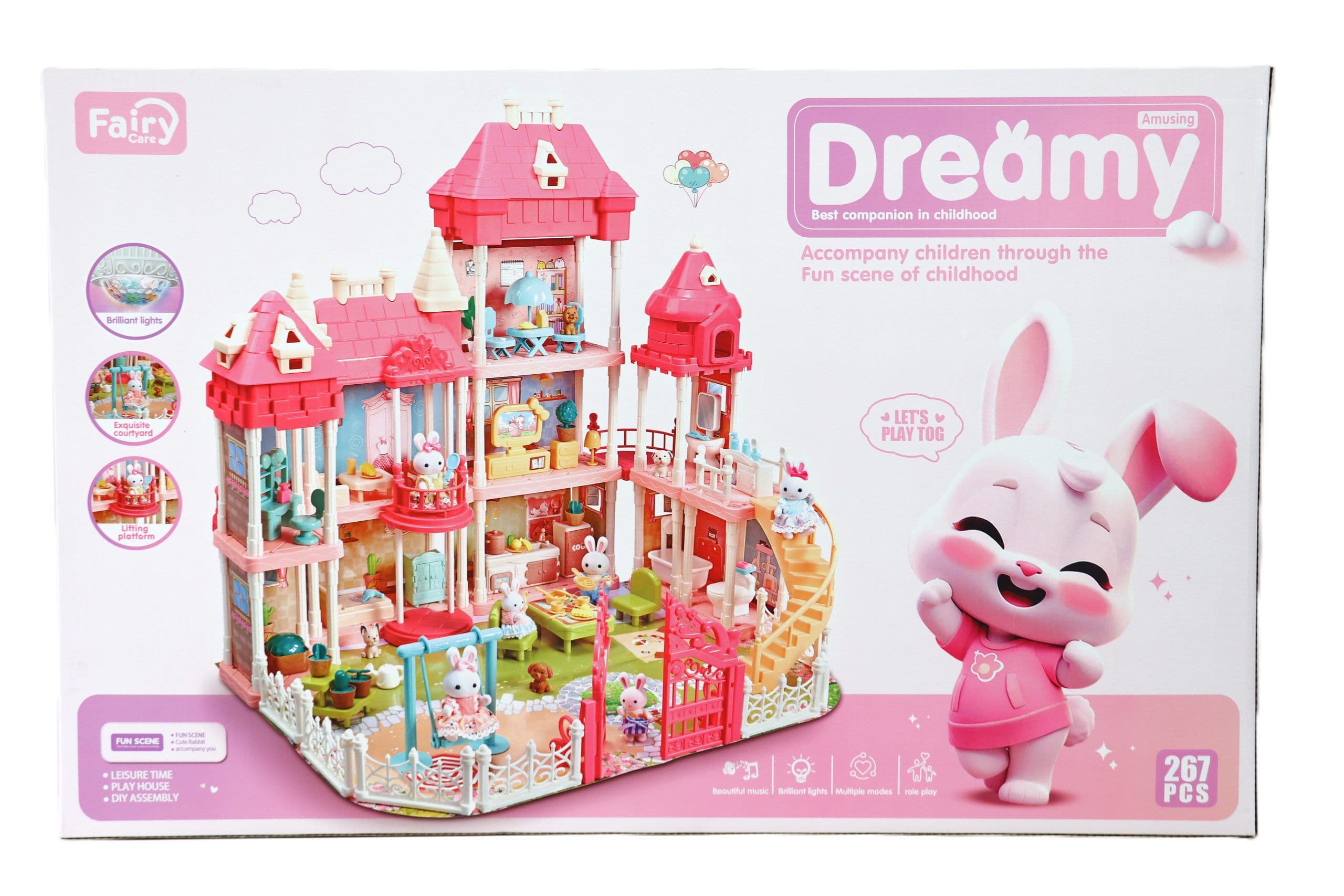 خانه اسباب بازی خرگوشی Dreamy مدل 267 قطعه 6675A