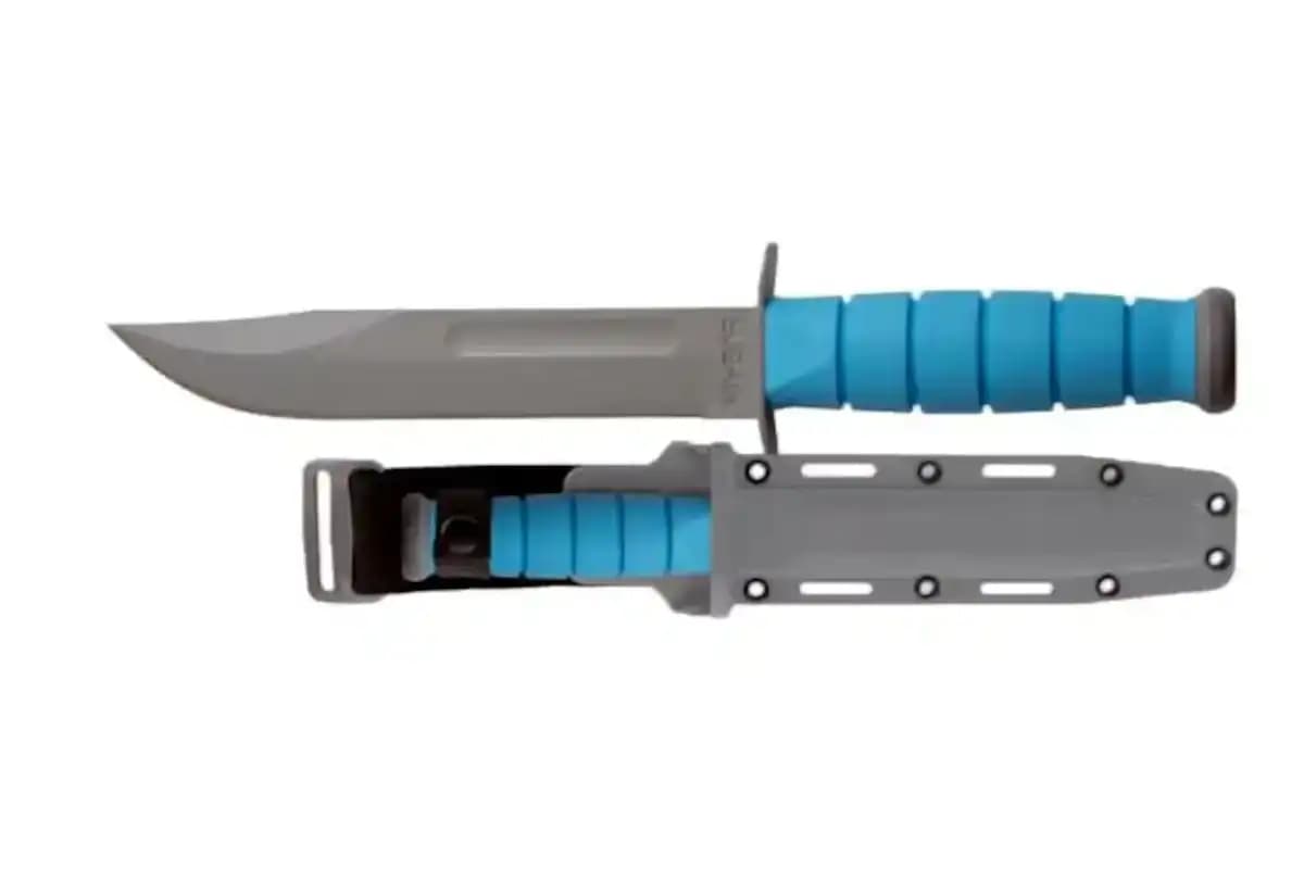 چاقو تیغه ثابت کابار مدل KA-BAR Space-Bar Knife USSF 1313SF