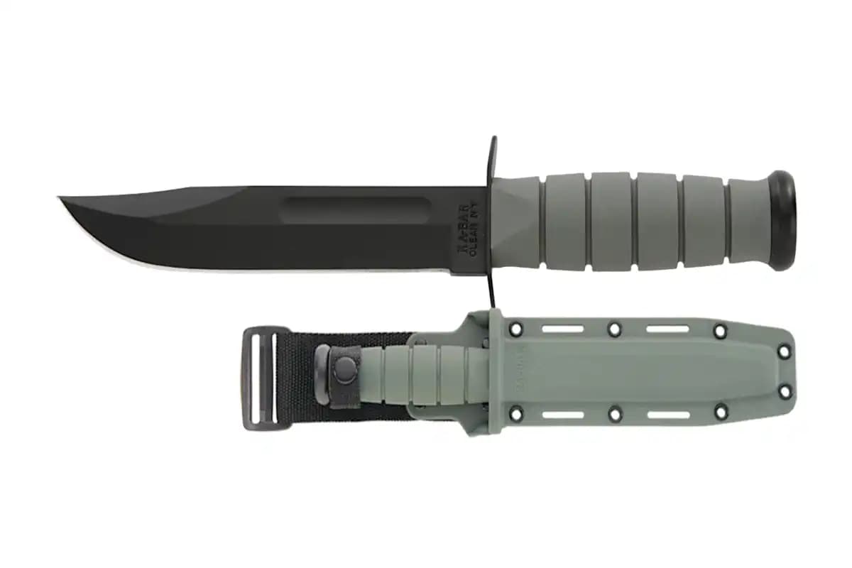 چاقو تیغه ثابت کابار مدل USMC 5011 Foliage Green