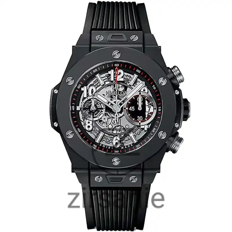 ساعت مچی مردانه هابلوت بیگ بنگ تمام مشکی Hublot BigBang Full Black