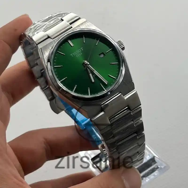 ساعت مچی مردانه تیسوت PRX سیلور صفحه سبز Tissot PRX Silver Green Screen — تصویر ۴