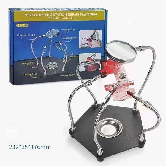 گیره مونتاژ ذره بین حرفه ای TE-806 — تصویر ۲