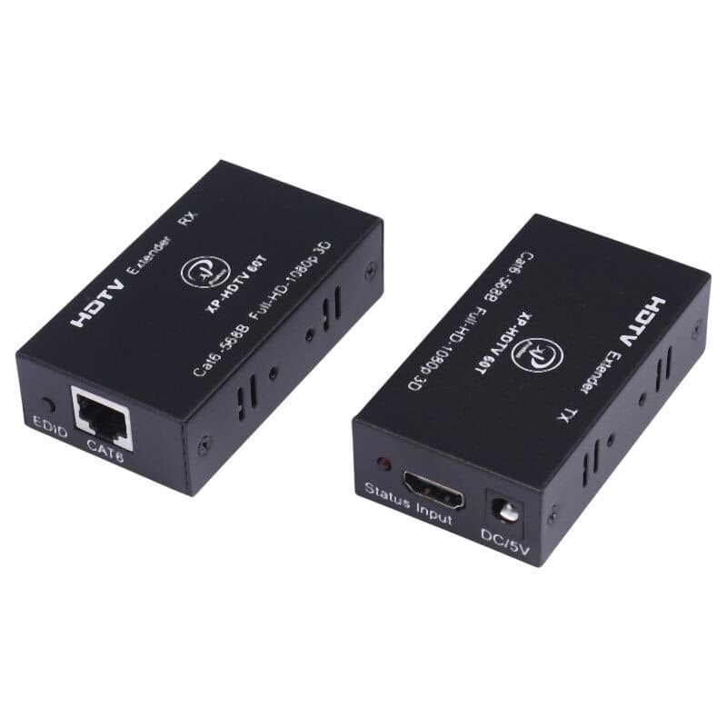 دستگاه افزایش طول HDMI EXTENDER به طول 60 متر ایکس پی مدل XP-HDTV 60T