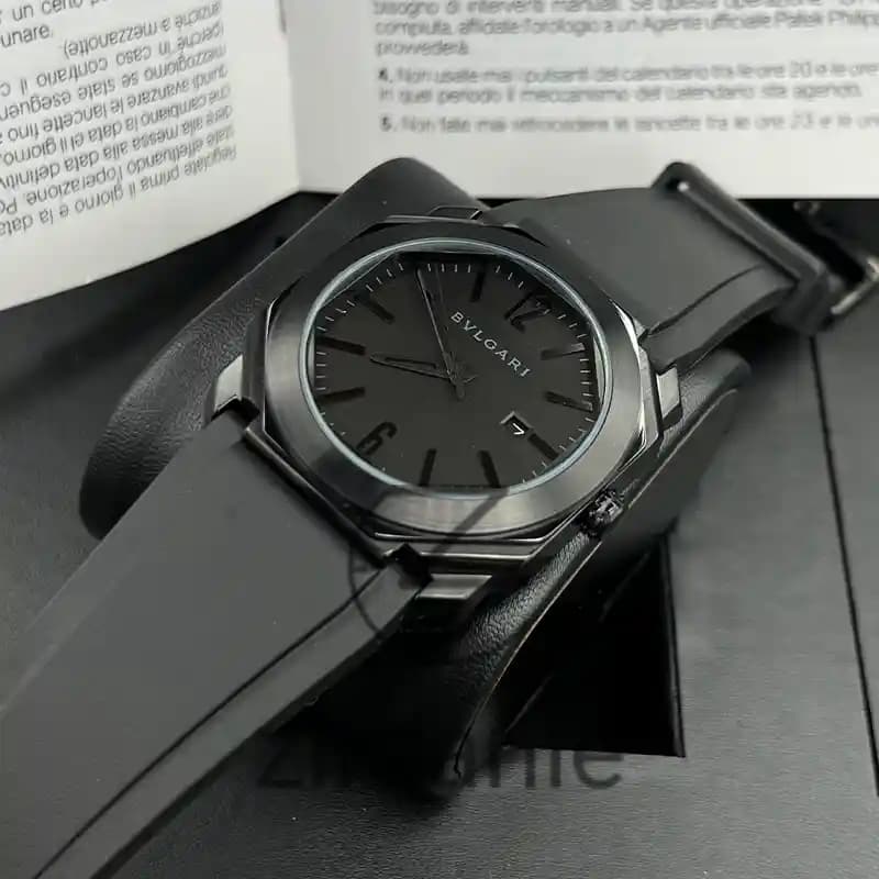 ساعت مچی مردانه بولگاری اوکتو روما فول مشکی Bulgari Octo Roma Full Blck — تصویر ۸