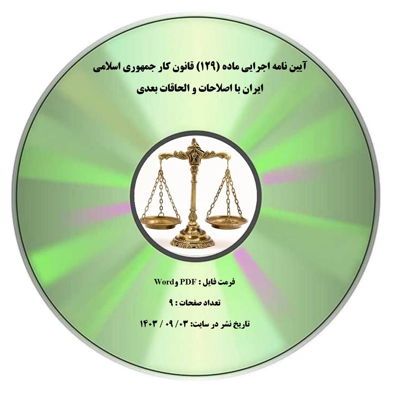 آیین نامه اجرایی ماده (۱۲۹) قانون کار جمهوری اسلامی ایران با اصلاحات و الحاقات بعدی