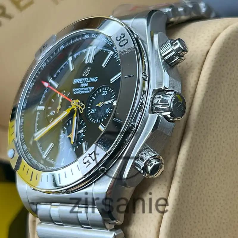 ساعت مردانه برایتلینگ 1884 سیلور صفحه آبی Breitling 1884 Silver Blue Screen — تصویر ۵