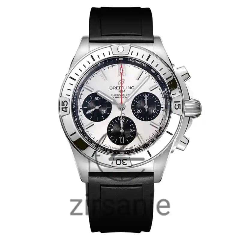 ساعت مردانه برایتلینگ 1884 سیلور صفحه طوسی Breitling 1884 Silver Gray Screen
