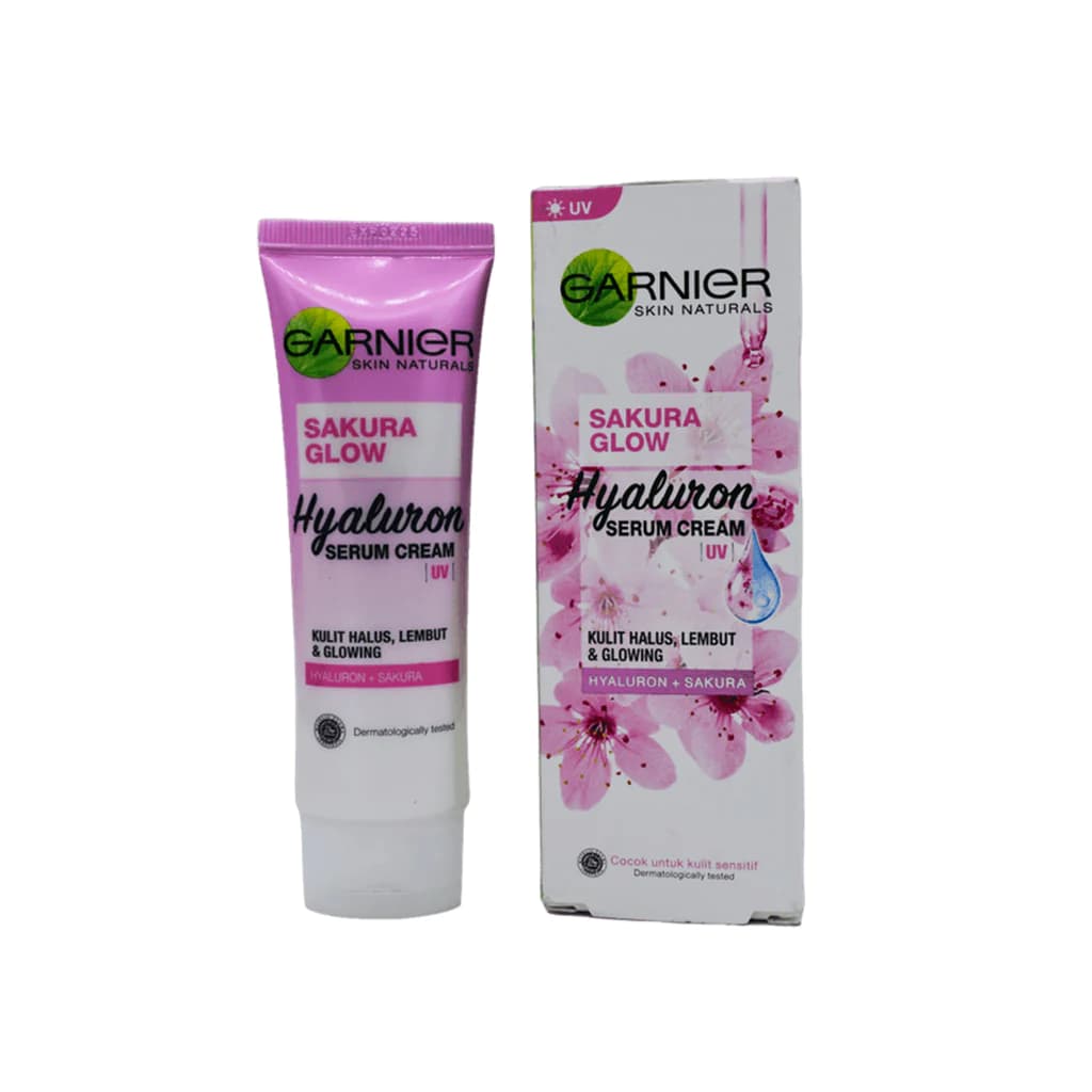 سرم کرم گارنیر روشن کننده مدل Sakura glow حجم 40 میل – Garnier