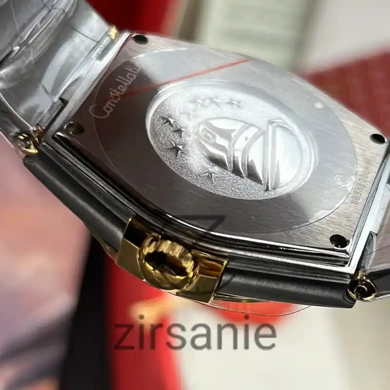 ساعت مچی مردانه امگا کانسلیشن دو رنگ سیلور طلایی صفحه سفید Omega Consilation Silver Gold White Screen — تصویر ۷
