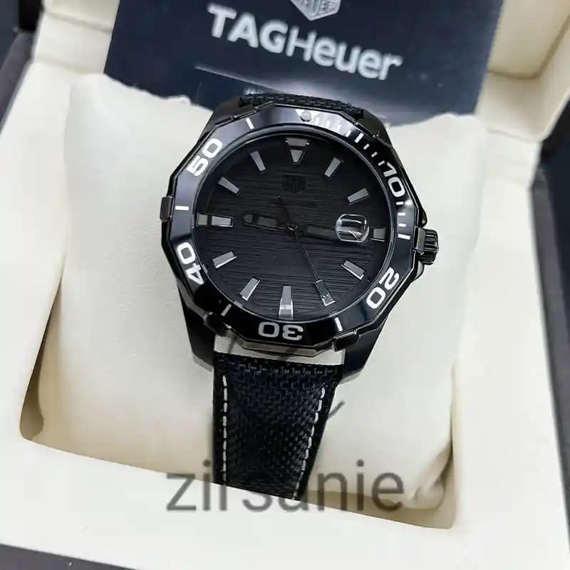 ساعت مچی مردانه تگ هویر کالیبره 5 اتوماتیک مشکی Tag Heuer Calibre 5 Automatic Black — تصویر ۲
