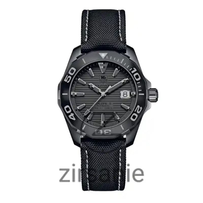 ساعت مچی مردانه تگ هویر کالیبره 5 اتوماتیک مشکی Tag Heuer Calibre 5 Automatic Black