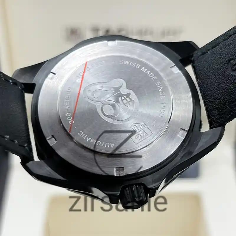 ساعت مچی مردانه تگ هویر کالیبره 5 اتوماتیک مشکی Tag Heuer Calibre 5 Automatic Black — تصویر ۷