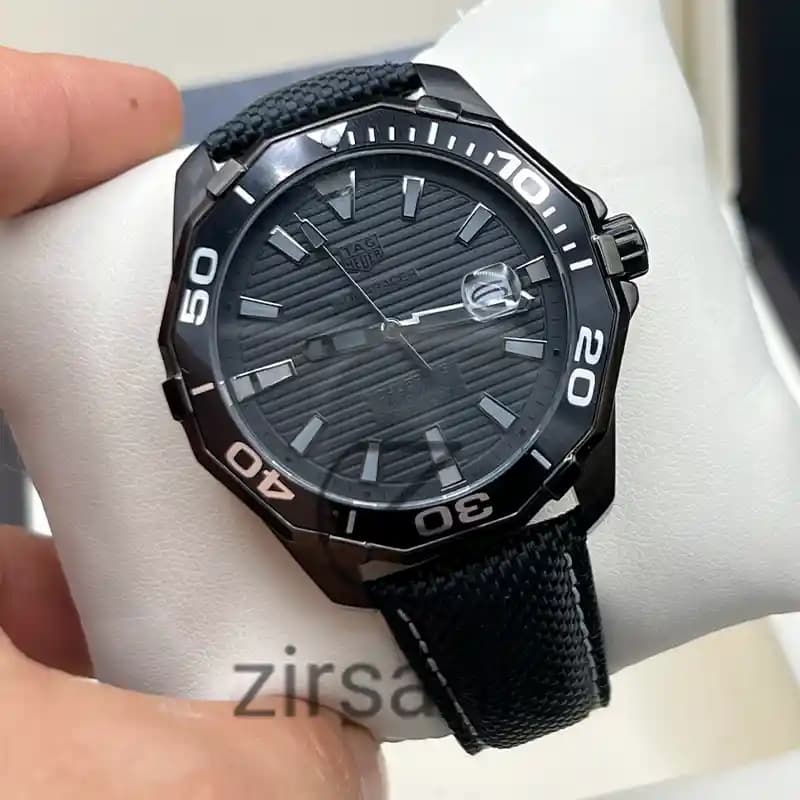 ساعت مچی مردانه تگ هویر کالیبره 5 اتوماتیک مشکی Tag Heuer Calibre 5 Automatic Black — تصویر ۴
