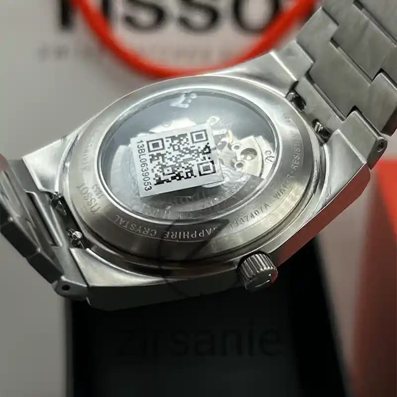 ساعت مچی مردانه تیسوت پی ار ایکس اتوماتیک سیلور صفحه آبی Tissot Prx Automatic Silver Blue Screen — تصویر ۶