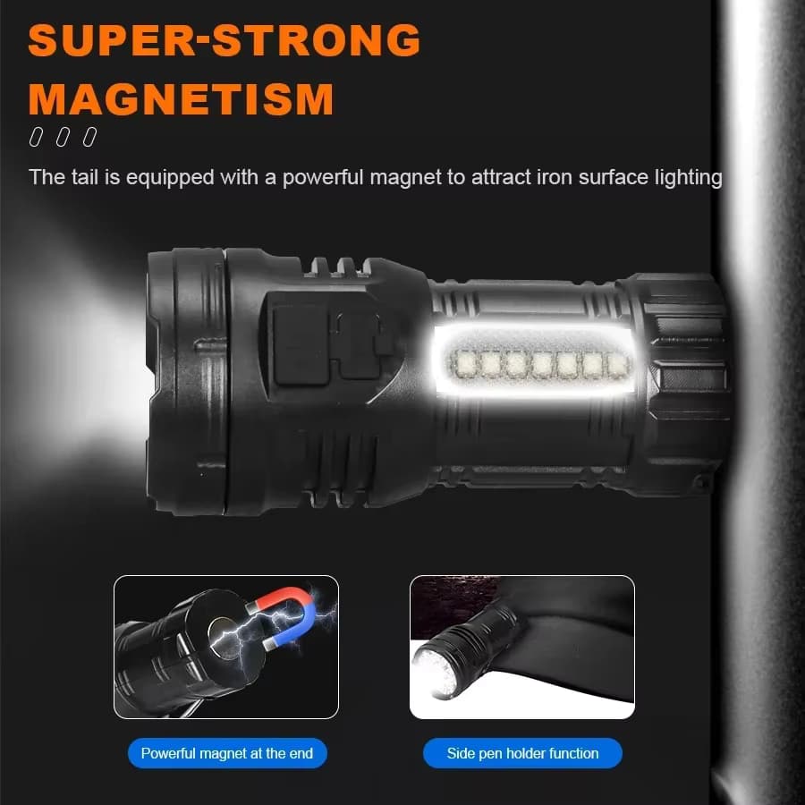 چراغ قوه مدل S76 – 9LED — تصویر ۳