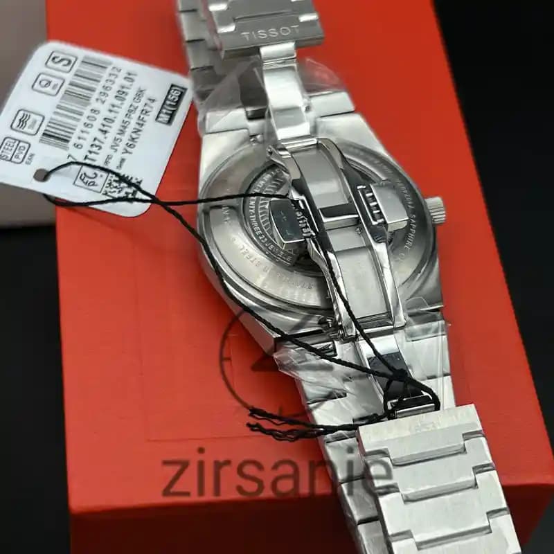 ساعت مچی مردانه تیسوت اتومات سیلور صفحه مشکی Tissot PRX Powermatic 80 Automat Silver Black — تصویر ۷