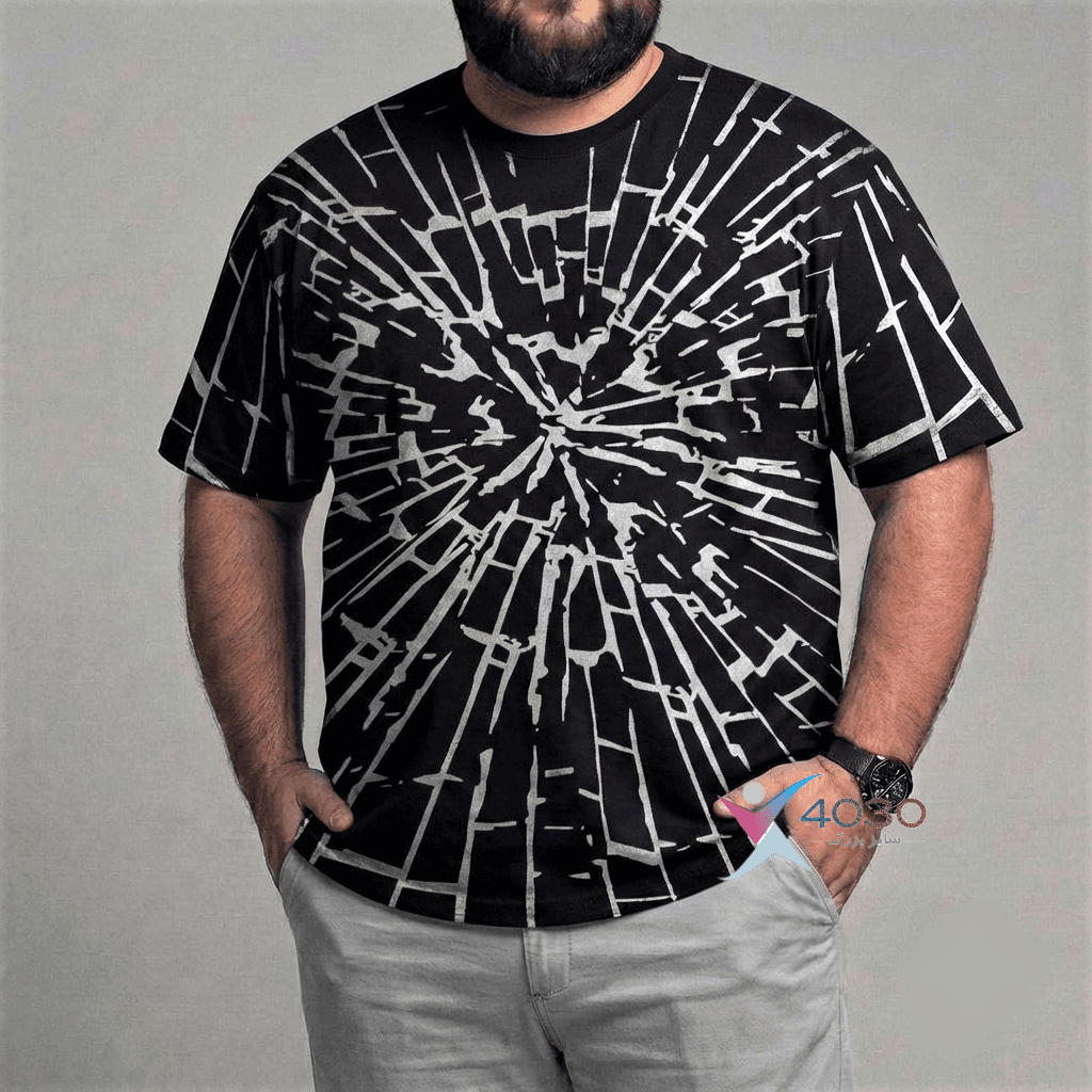 تیشرت Spider web سایزبزرگ ( 707 ) — تصویر ۲