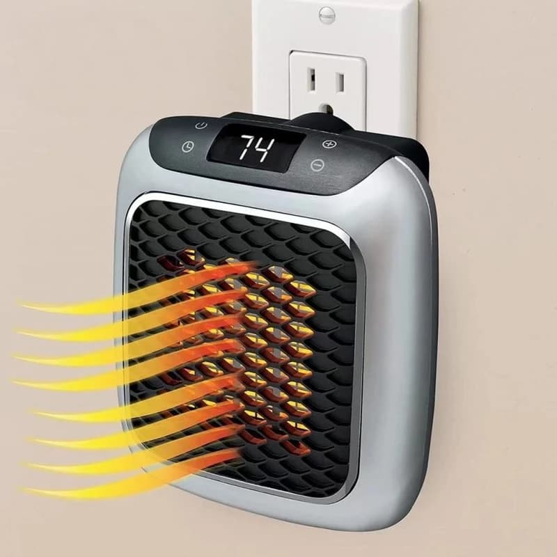 هیتر دیواری مدل HANDY HEATER دارای تایمر، سیستم خاموشی خودکار، به همراه ریموت کنترل — تصویر ۳