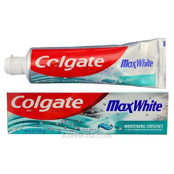 خمیر دندان کلگیت مدل whitening crystals حجم 100 میل – Colgate