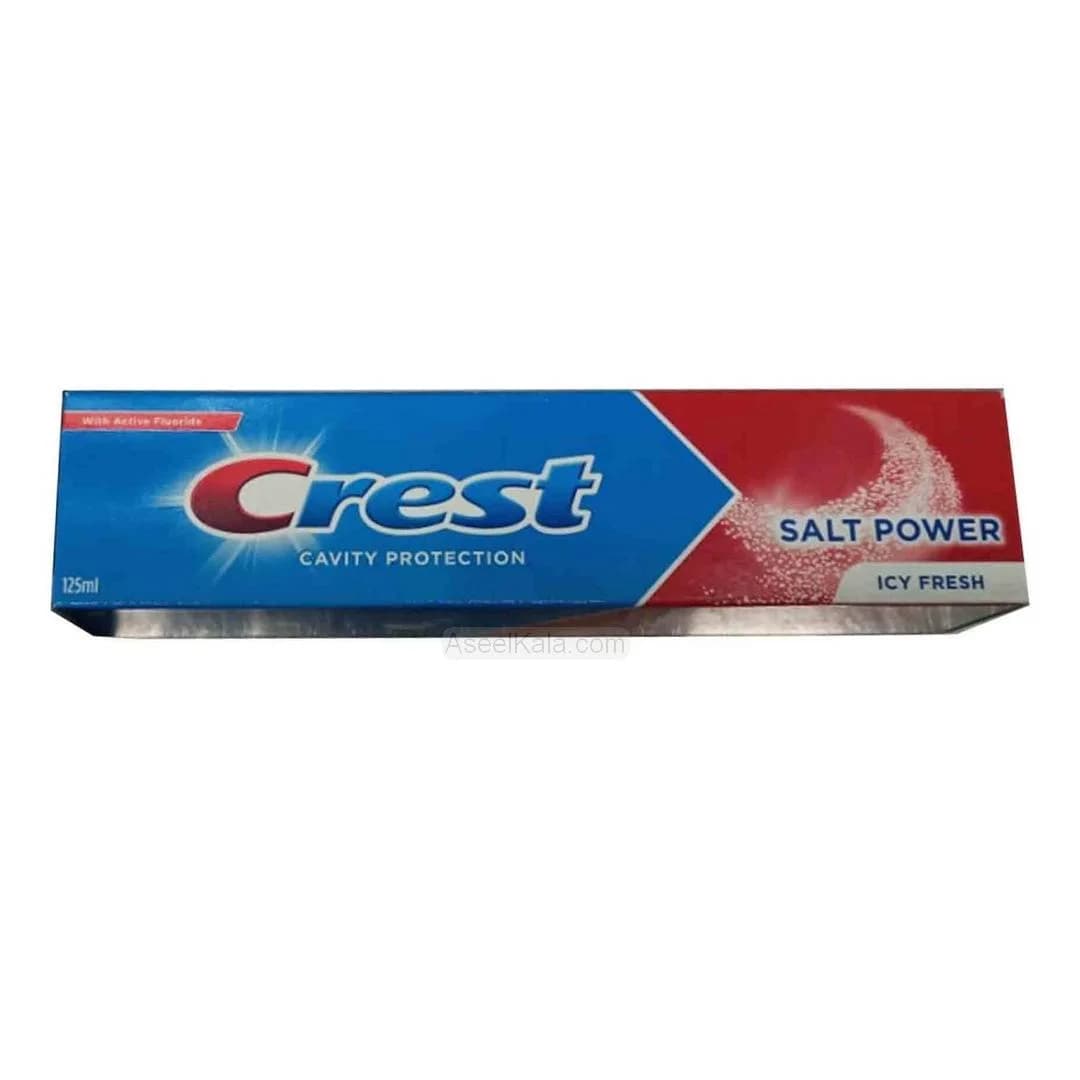 خمیر دندان کرست مدل Salt Power آلمانی 125 میل – Crest — تصویر ۲
