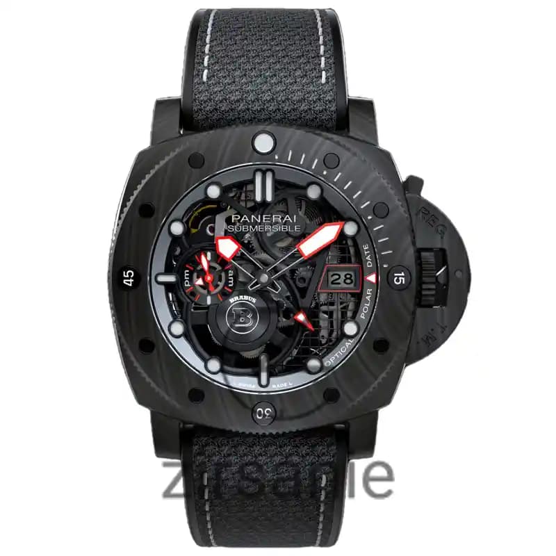 ساعت مچی مردانه پنرای اتوماتیک سابمرسیبل فول مشکی Panerai Submersible Full Black