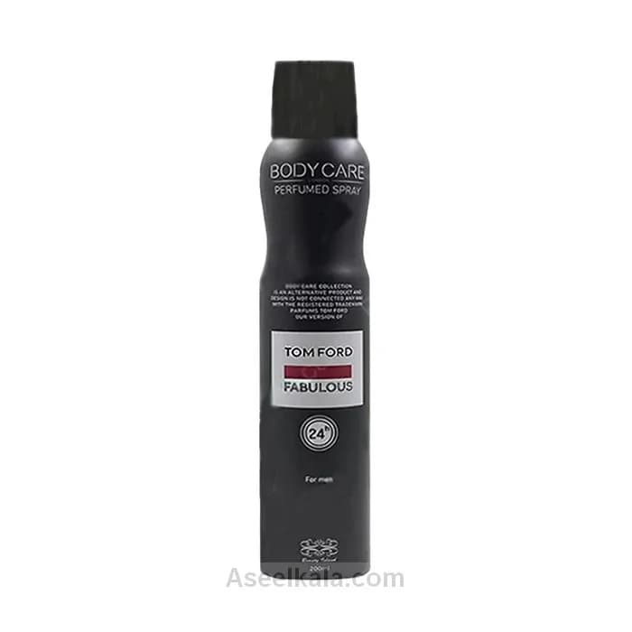 اسپری بدن بادی کر Body Care مردانه مدل تام فورد فبیولس 200 میل
