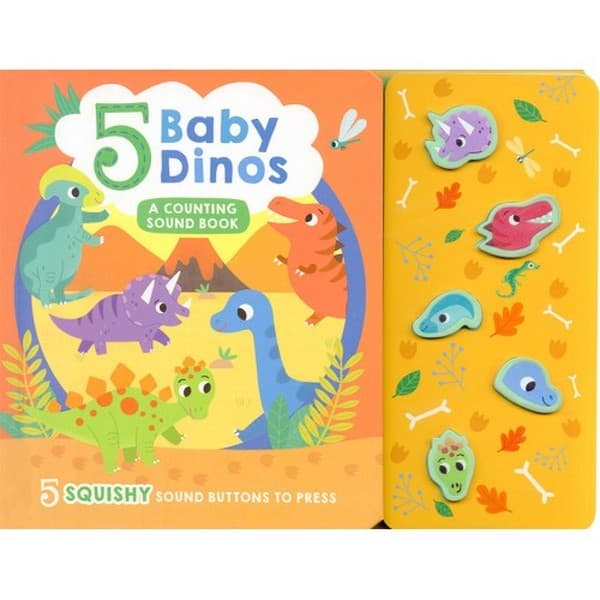 Five baby dinos – A counting sound book