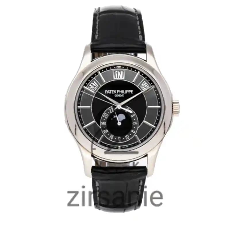 ساعت مچی مردانه پتک فیلیپ آکوانات سیلور صفحه مشکی Patek Philippe Aquanaut Silver Black Screen