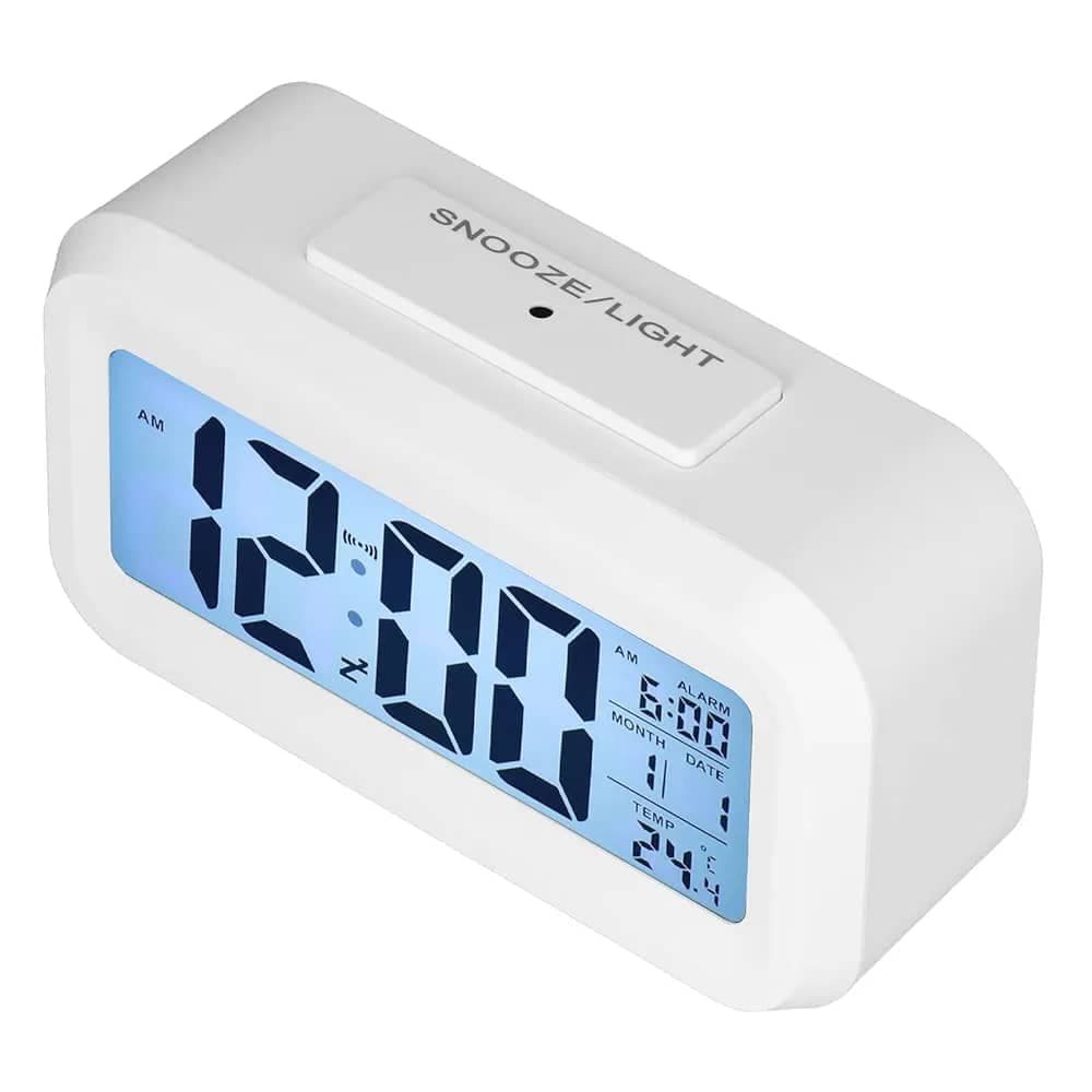ساعت رومیزی دیجیتال DOL-2108 (سفید) — تصویر ۲