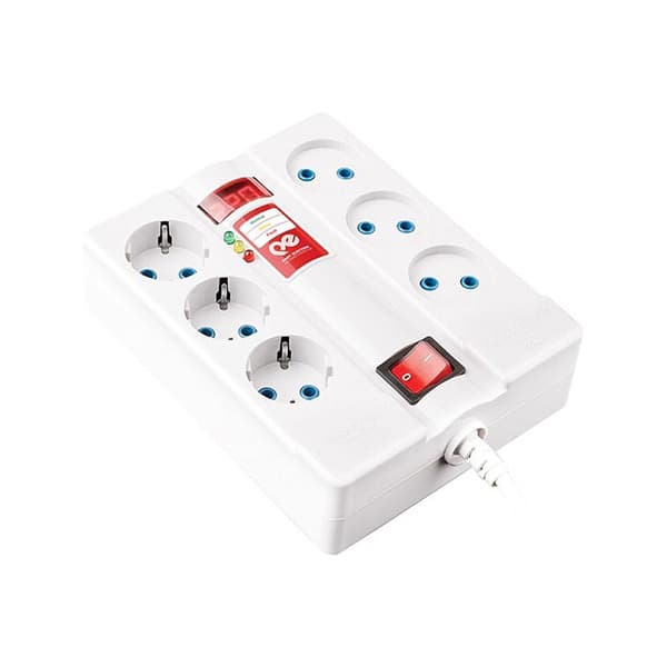 محافظ برق 6 خانه پارت الکتریک PART ELECTRIC PE2160
