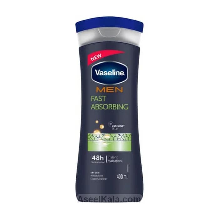 لوسیون بدن وازلین مدل Fast Absorbing حجم 400 میل – Vaseline